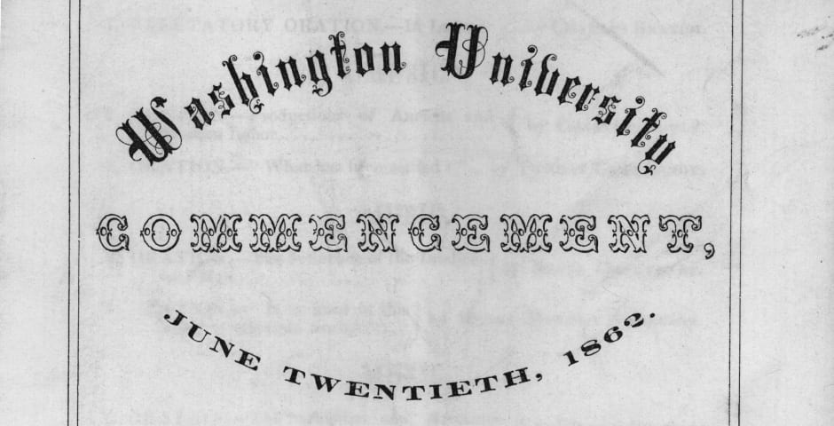 1862 commencement program