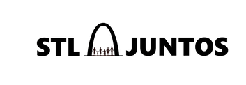 STL Juntos logo with St. Louis Arch