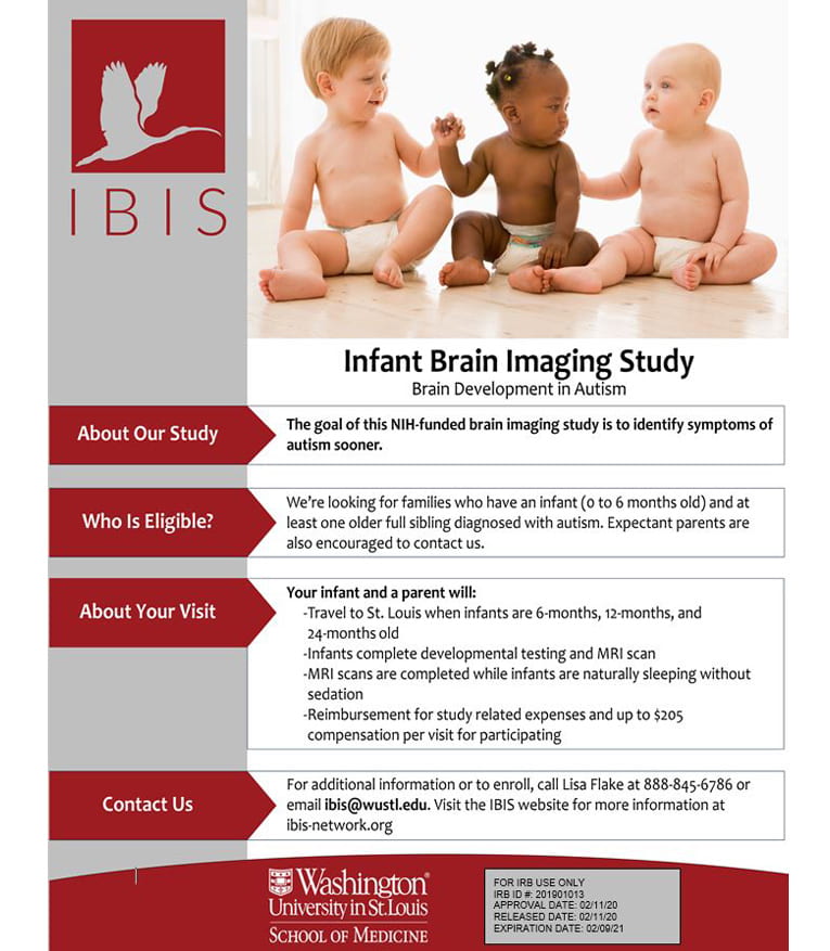 Infant Brain Imaging Study (Brain Development in Autism)