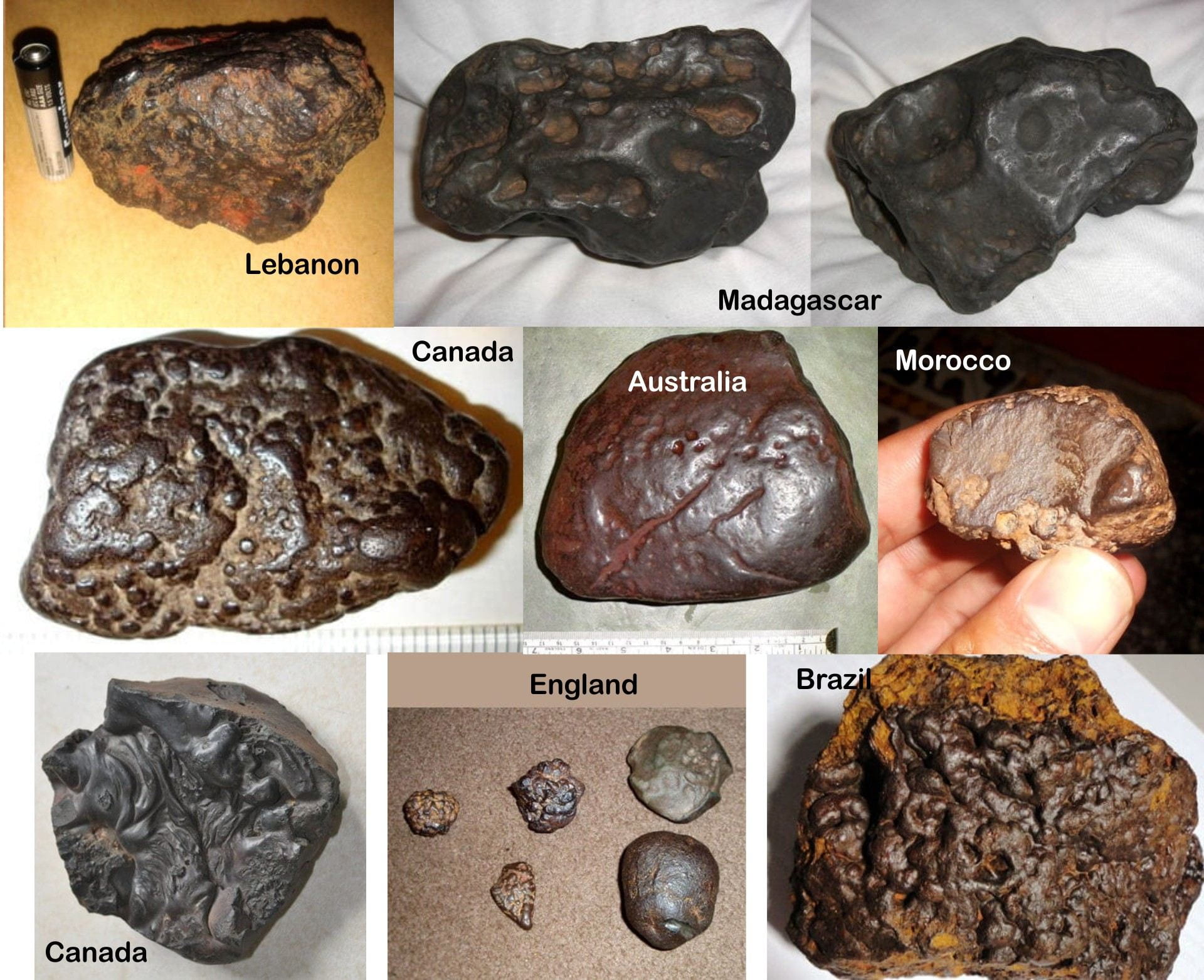 Iron-oxide concretions and nodules | Some Meteorite Information |  Washington University in St. Louis