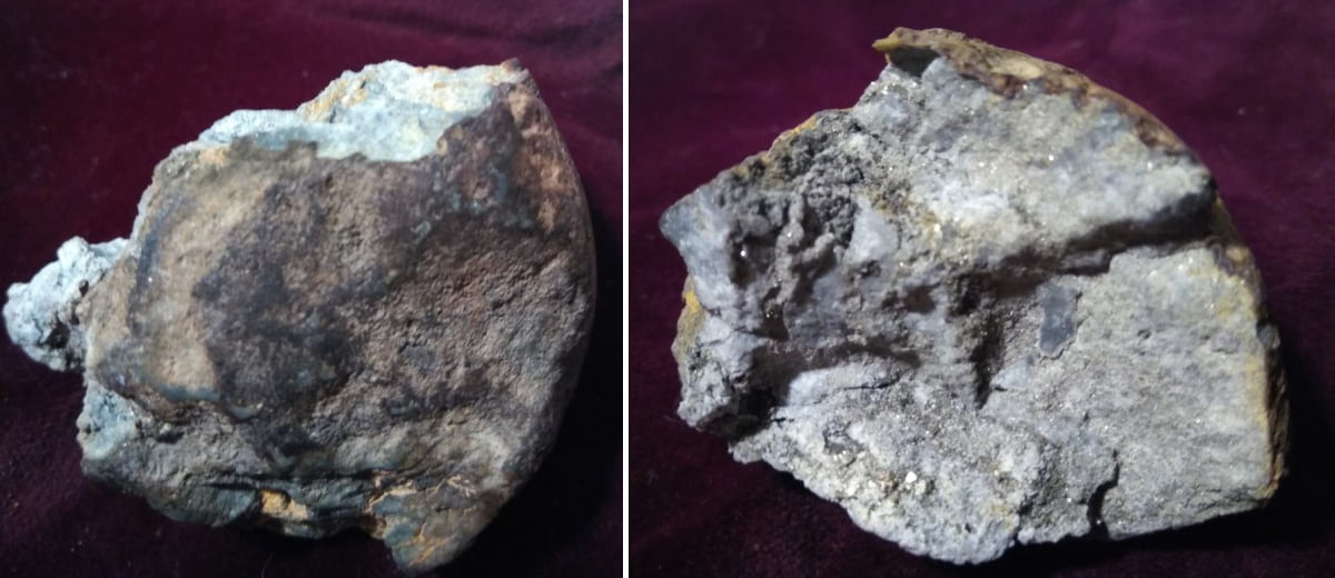 Meteorites are not white or whitish, certainly on the exterior