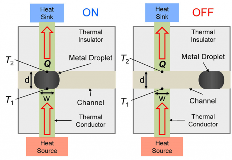 Liquid Metal Thermal Switch (APL)